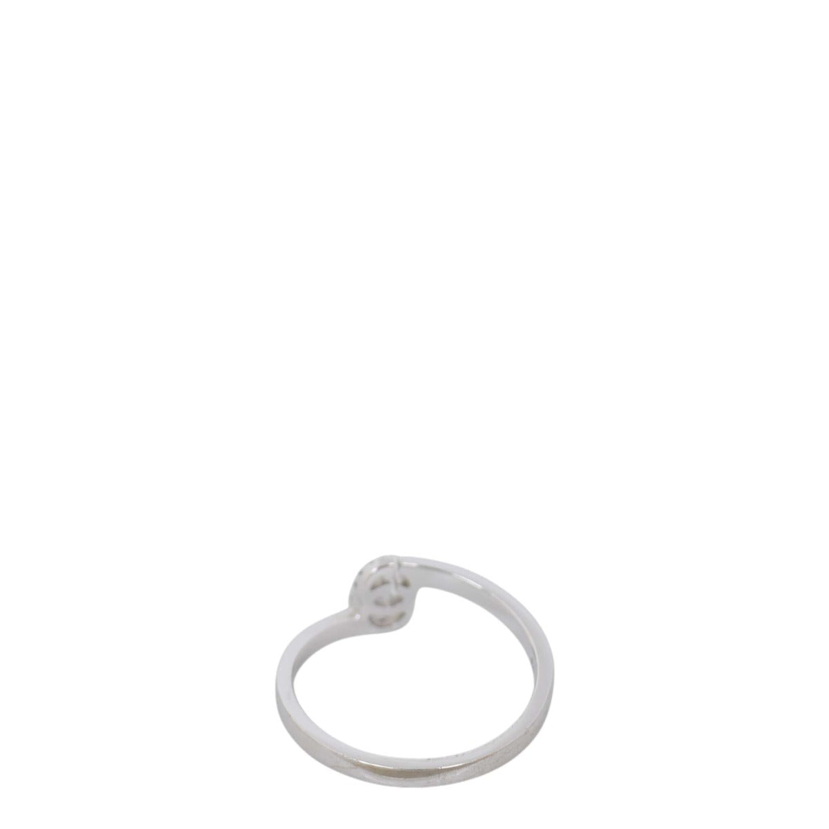 Gucci GG Running Diamond 18k White Gold Ring