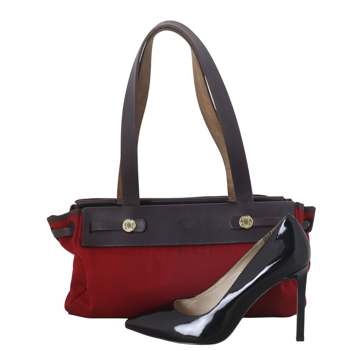 Hermes Herbag Cabas PM Toile