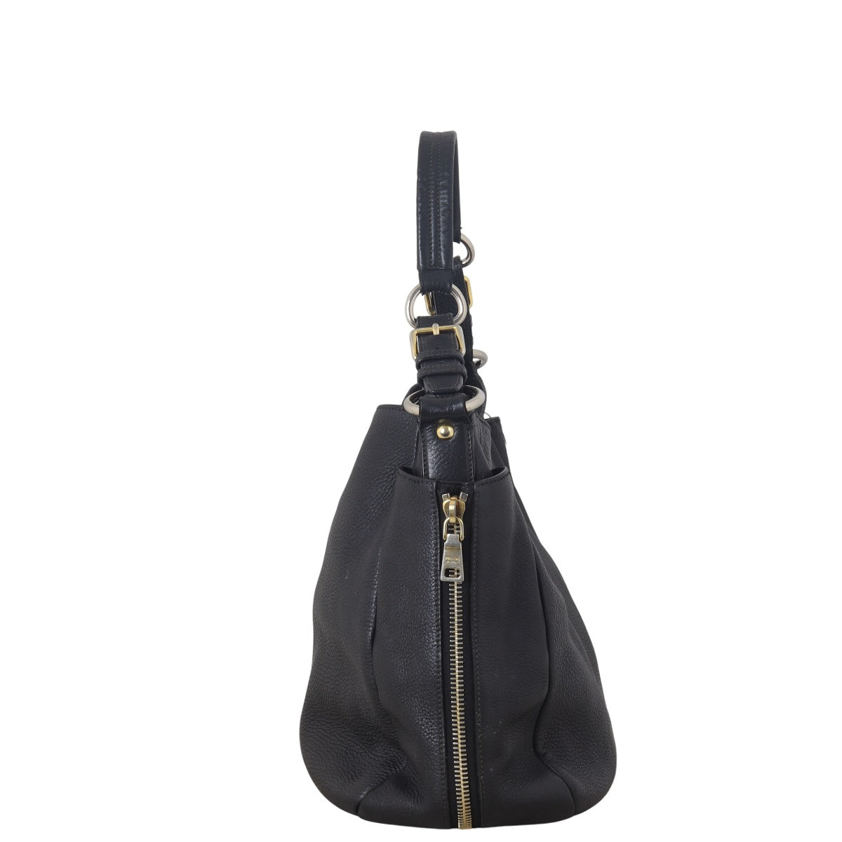 Prada Vitello Daino Side Pocket Hobo – Luxe.It.Fwd
