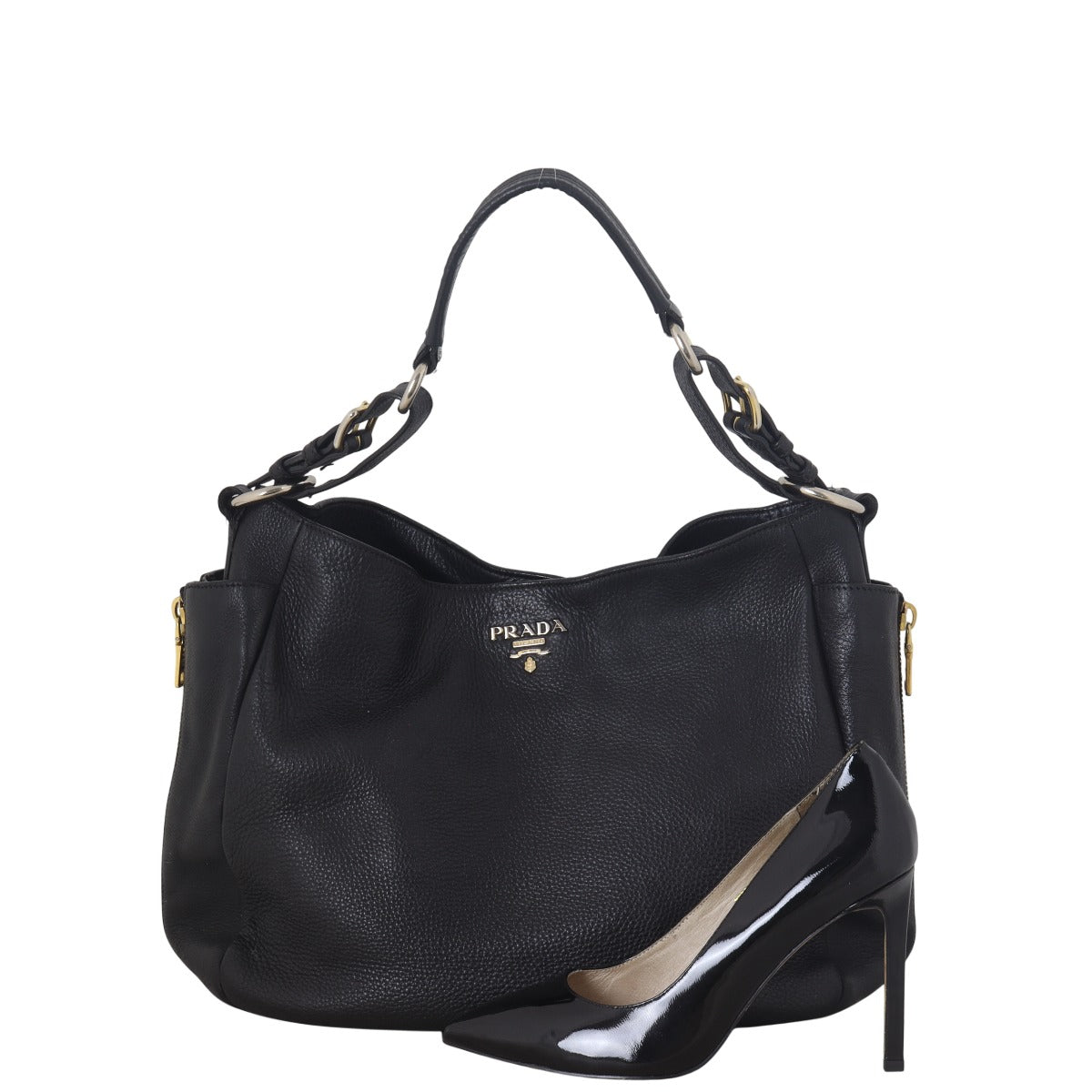 Prada Vitello Daino Side Pocket Hobo – Luxe.It.Fwd