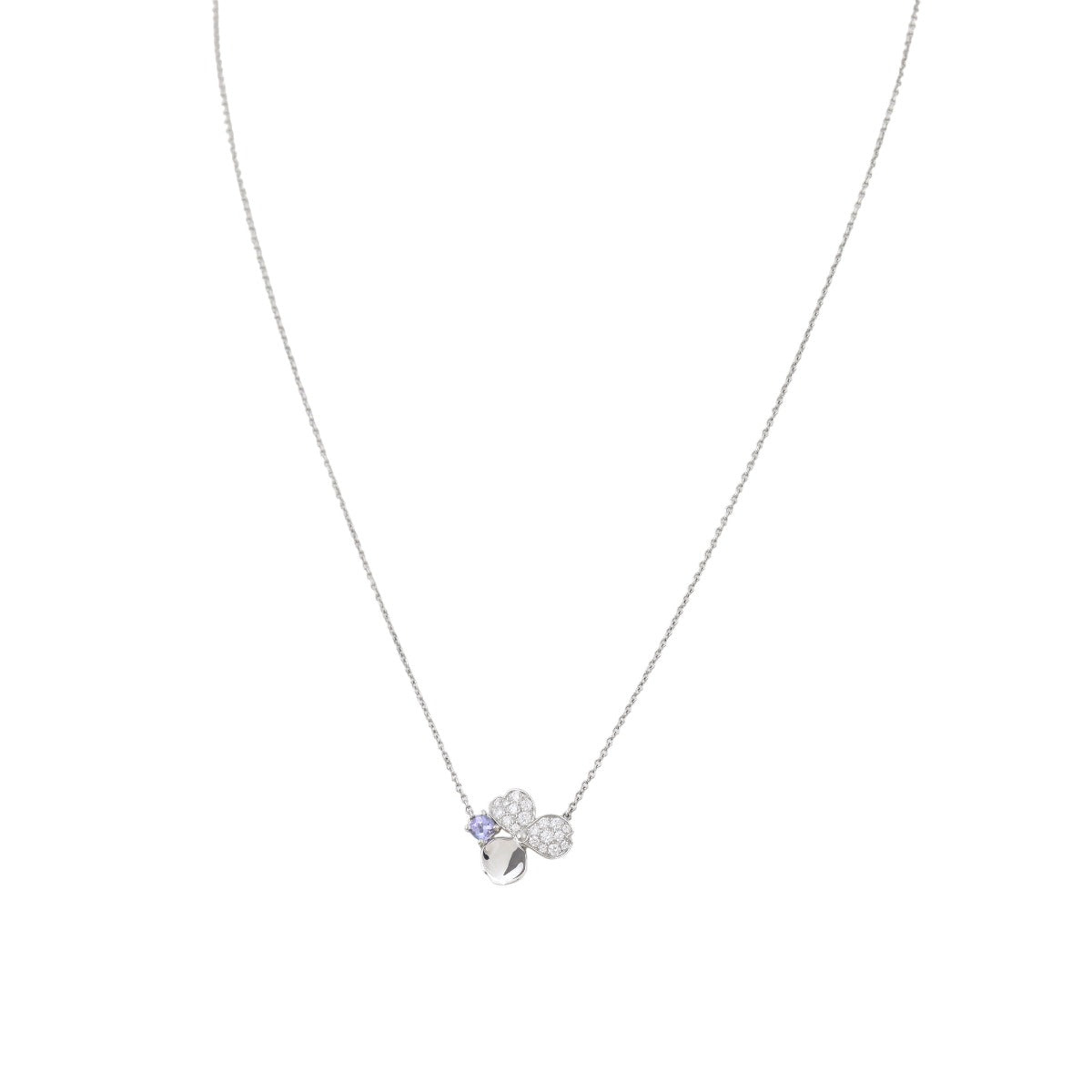 Tiffany & Co Paper Flowers Platinum Tanzanite Necklace