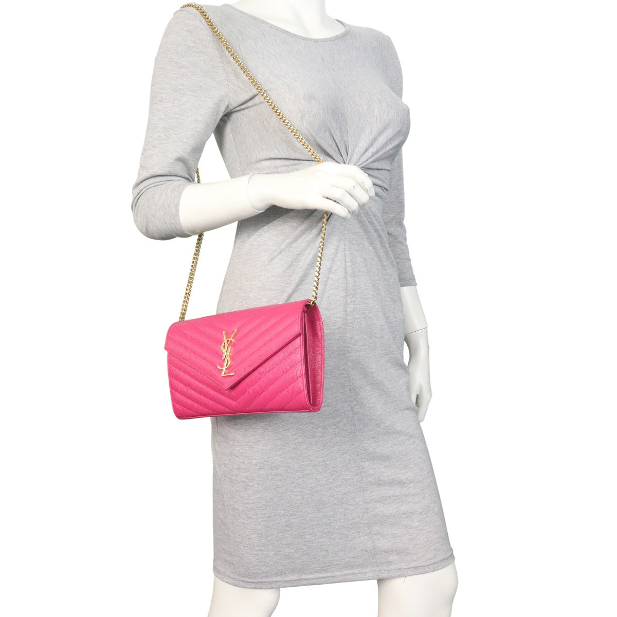 Saint Laurent Cassandre Chain Wallet