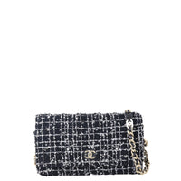 Chanel Classic Wallet on Chain Tweed