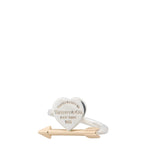Tiffany & Co Return to Tiffany Lovestruck Heart Tag Sterling Silver 18k Rose Gold Ring