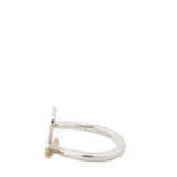 Tiffany & Co Return to Tiffany Lovestruck Heart Tag Sterling Silver 18k Rose Gold Ring