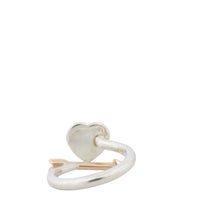 Tiffany & Co Return to Tiffany Lovestruck Heart Tag Sterling Silver 18k Rose Gold Ring