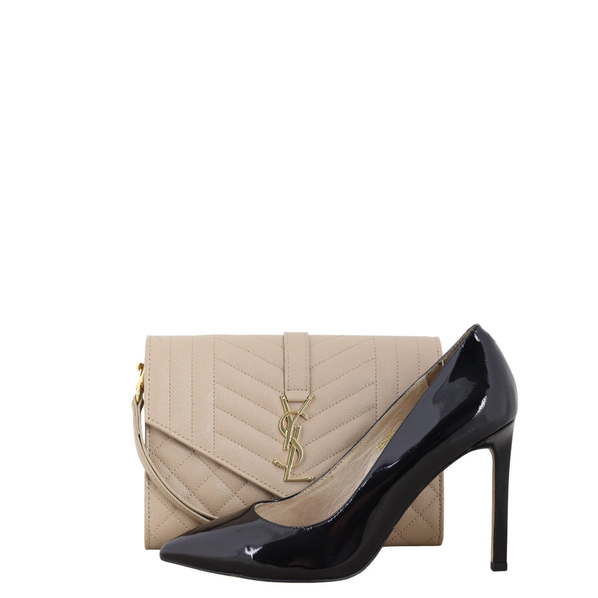 Saint Laurent Monogram Mix Matelasse Pouch