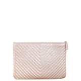 Chanel CC Studs Clutch Metallic