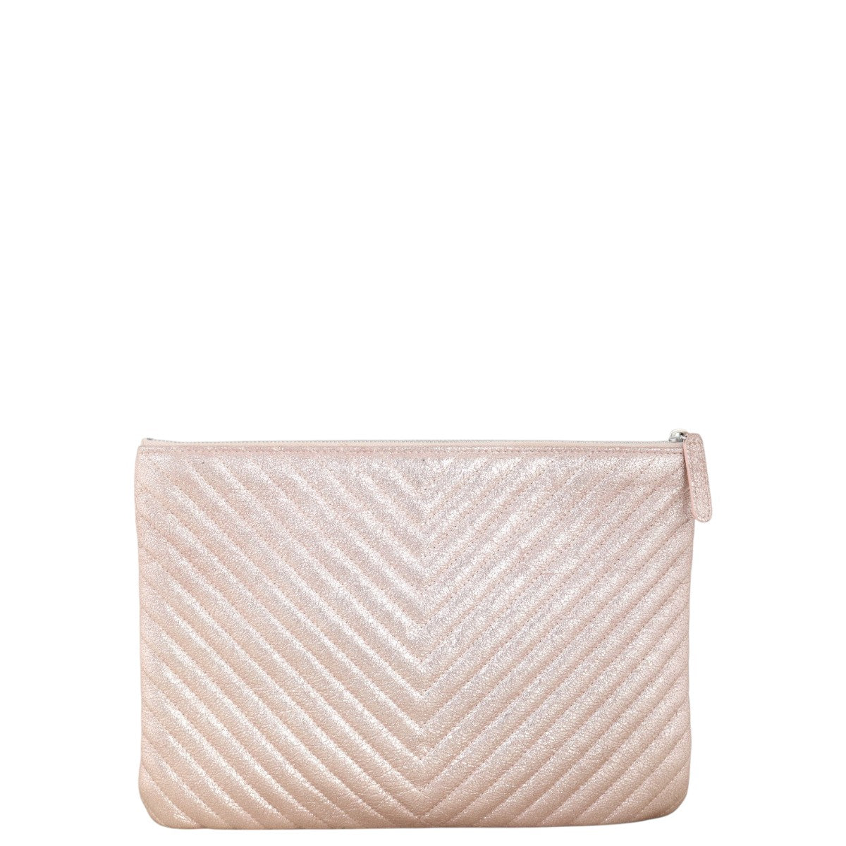 Chanel CC Studs Clutch Metallic