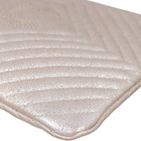 Chanel CC Studs Clutch Metallic