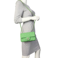 Chanel Classic Flap Mini Rectangular Bag Tweed