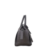 Saint Laurent Downtown Cabas Croc-Embossed