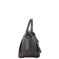 Saint Laurent Downtown Cabas Croc-Embossed