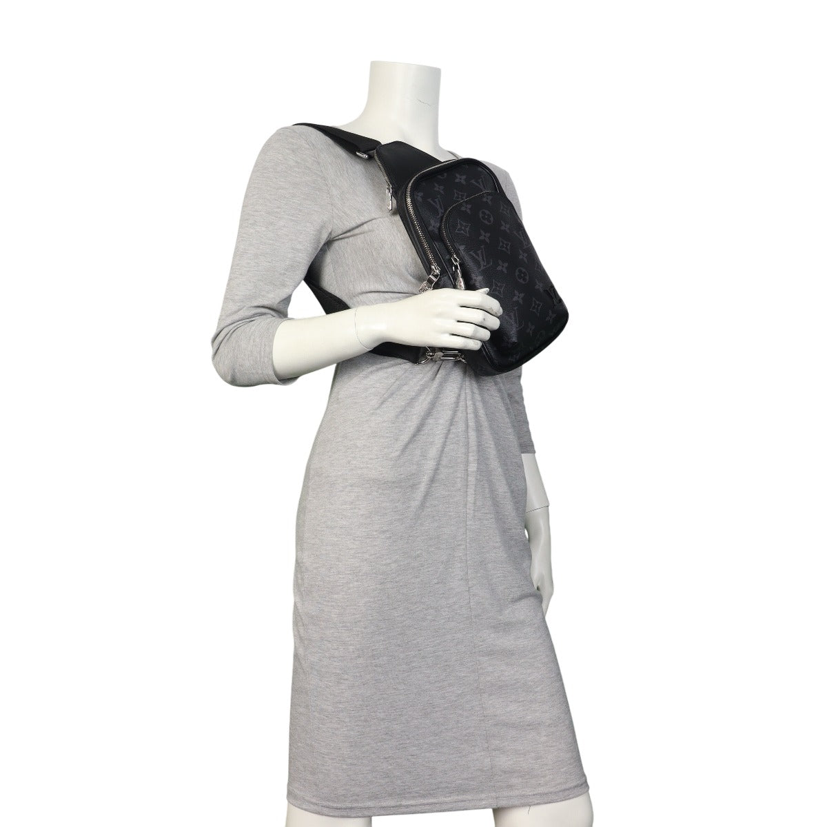 Louis Vuitton Avenue Sling PM Bag Monogram Eclipse