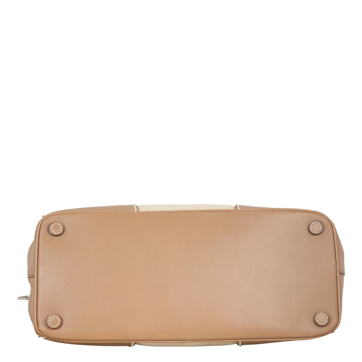 Prada City Calf Canapa Double Zip Tote Medium