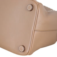 Prada City Calf Canapa Double Zip Tote Medium