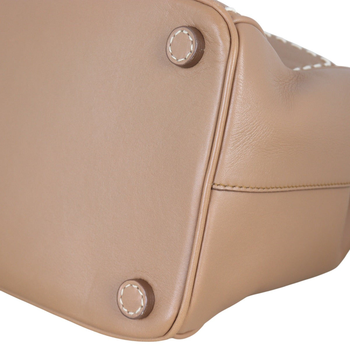 Prada City Calf Canapa Double Zip Tote Medium