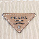 Prada City Calf Canapa Double Zip Tote Medium