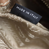 Prada City Calf Canapa Double Zip Tote Medium