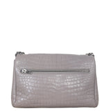 Saint Laurent West Hollywood Croc-Embossed Medium