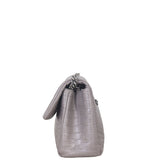 Saint Laurent West Hollywood Croc-Embossed Medium