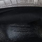 Saint Laurent West Hollywood Croc-Embossed Medium