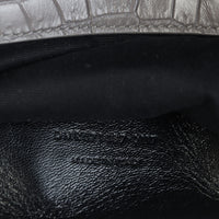 Saint Laurent West Hollywood Croc-Embossed Medium