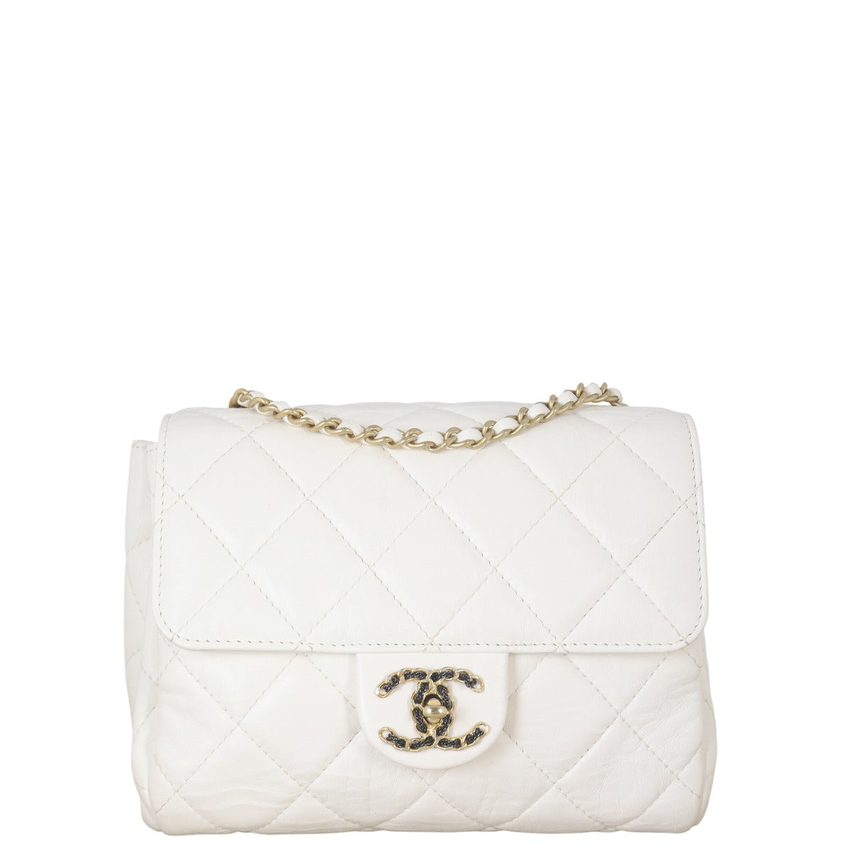 Chanel CC Square Flap Accordion Mini