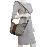 Gucci Ophidia Half Moon Small Hobo
