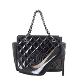 Chanel Petite Timeless Shopping Tote Patent