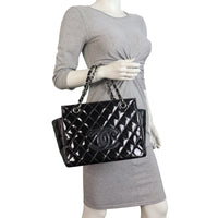 Chanel Petite Timeless Shopping Tote Patent