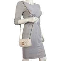 Gucci GG Marmont Matelasse Super Mini Shoulder Bag