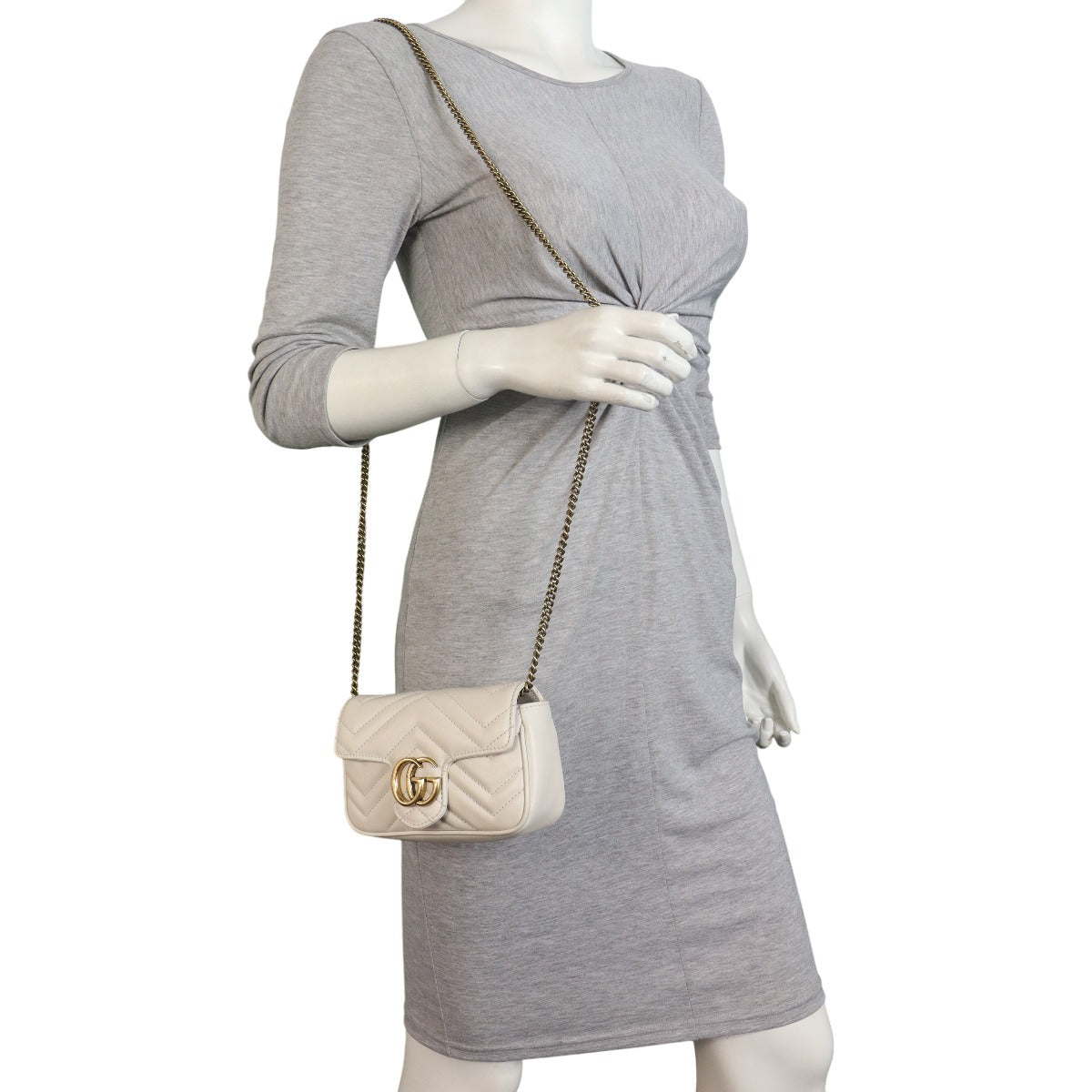 Gucci GG Marmont Matelasse Super Mini Shoulder Bag