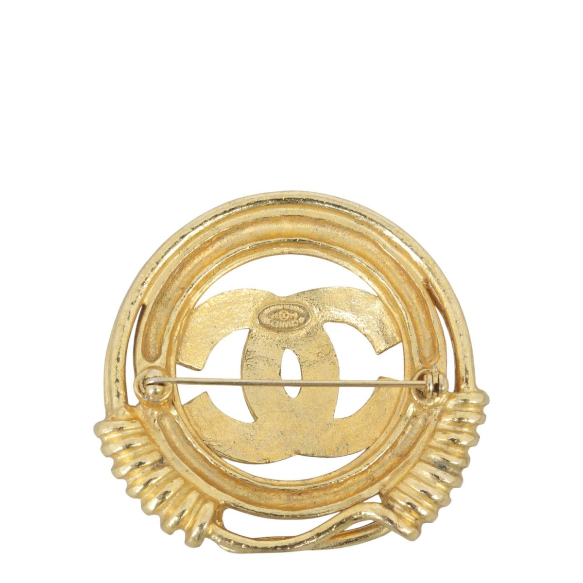 Chanel CC Border Brooch