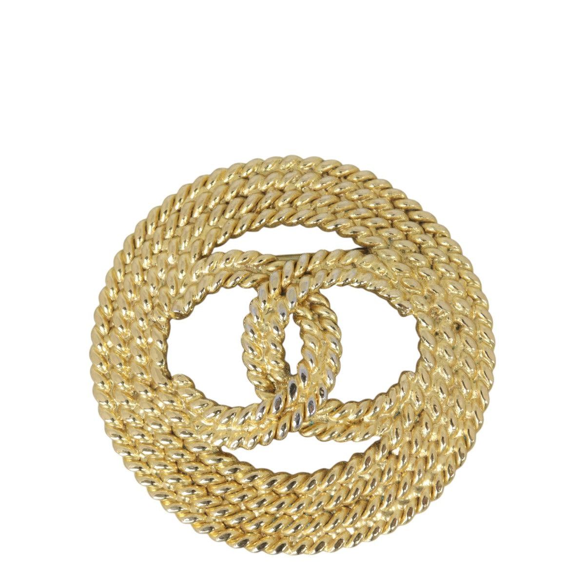 Chanel Twisted Rope CC Brooch