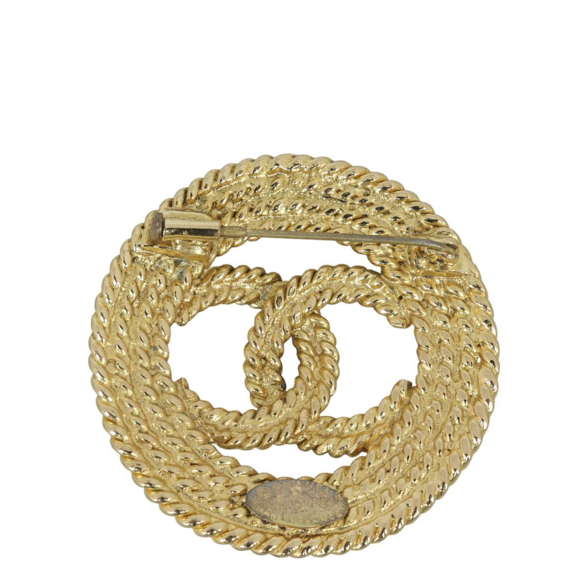 Chanel Twisted Rope CC Brooch