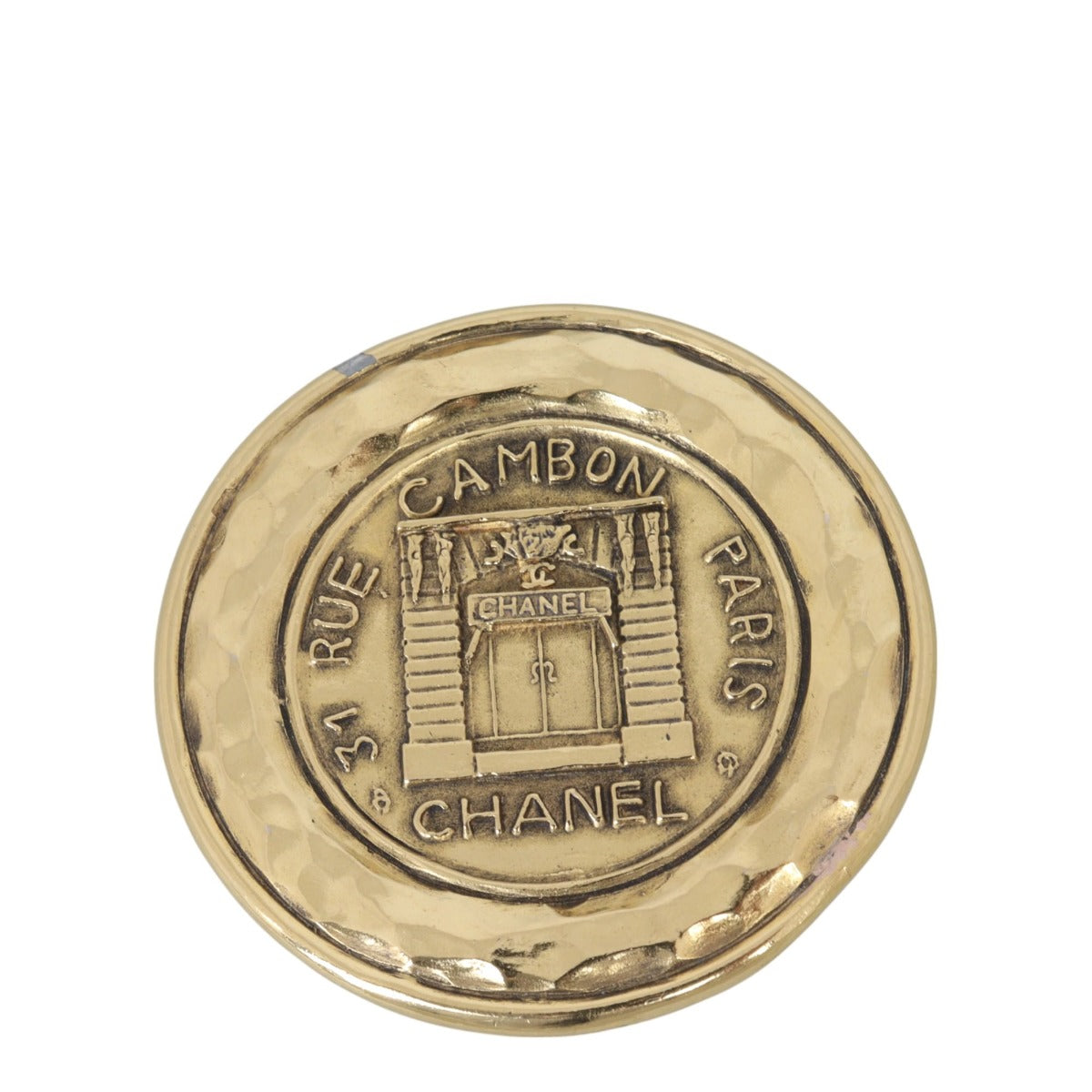 Chanel Rue Cambon Plaque Brooch