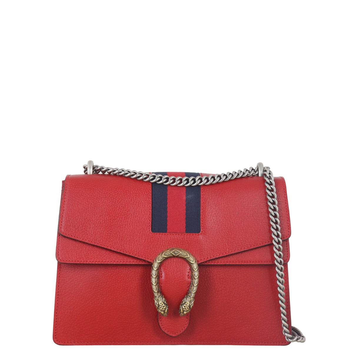 Gucci Dionysus Web Medium Leather Shoulder Bag