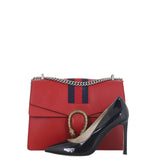 Gucci Dionysus Web Medium Leather Shoulder Bag