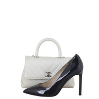 Chanel Coco Top Handle Mini Bag Chevron
