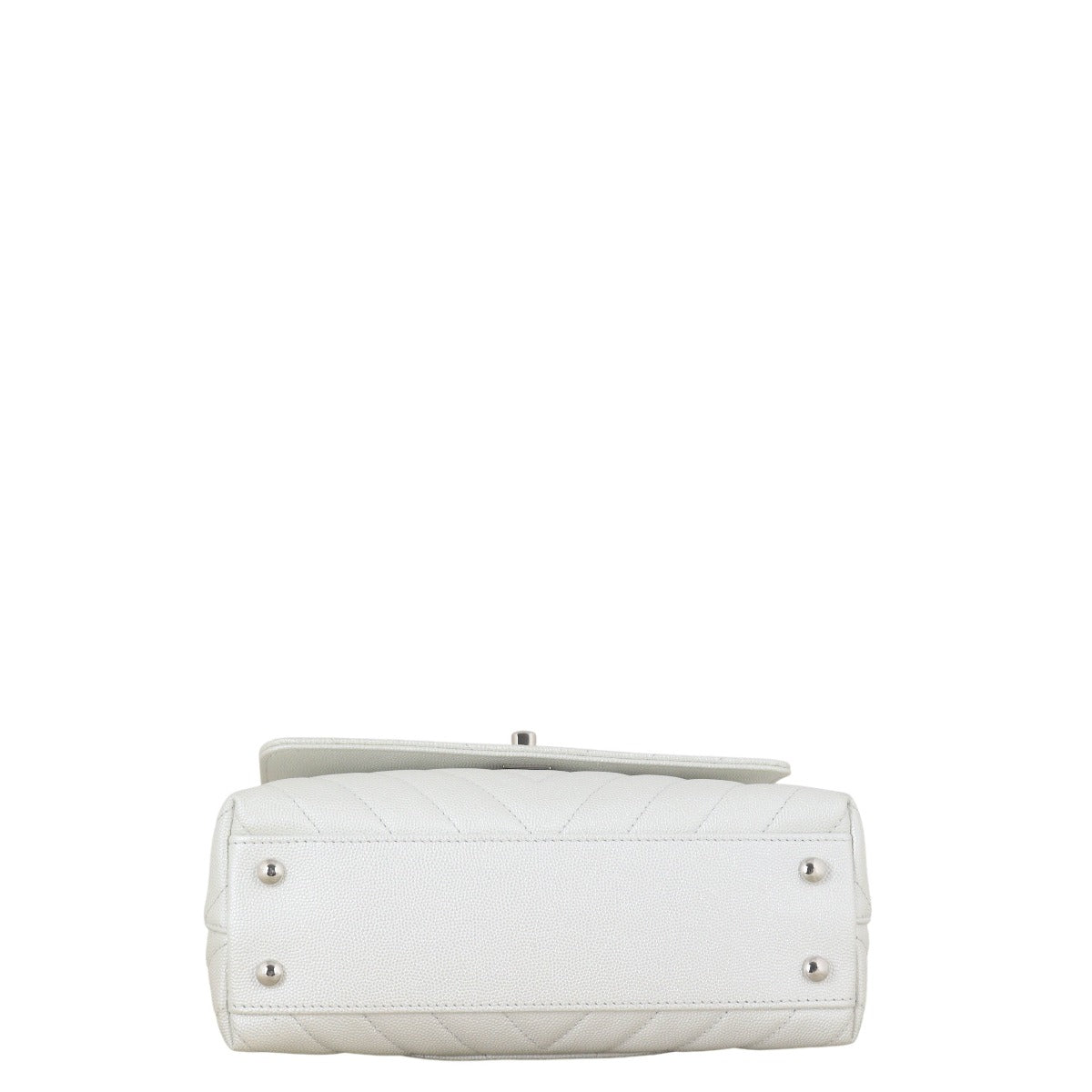 Chanel Coco Top Handle Mini Bag Chevron