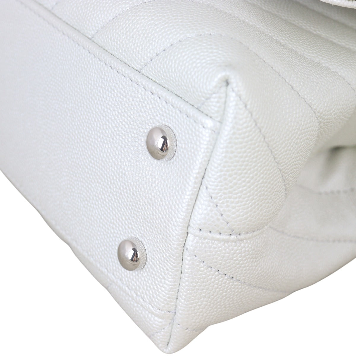 Chanel Coco Top Handle Mini Bag Chevron