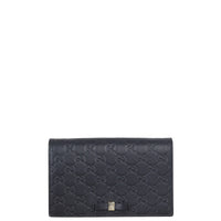 Gucci Guccissima Bow Wallet on Chain