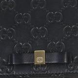 Gucci Guccissima Bow Wallet on Chain