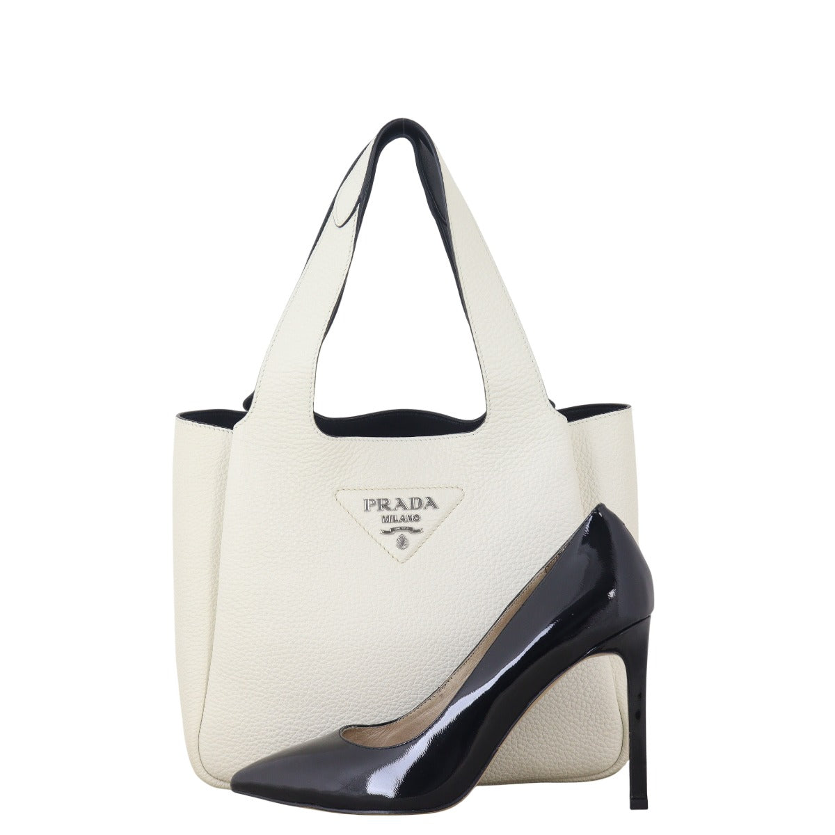 Prada Vitello Daino Dynamique Tote Medium