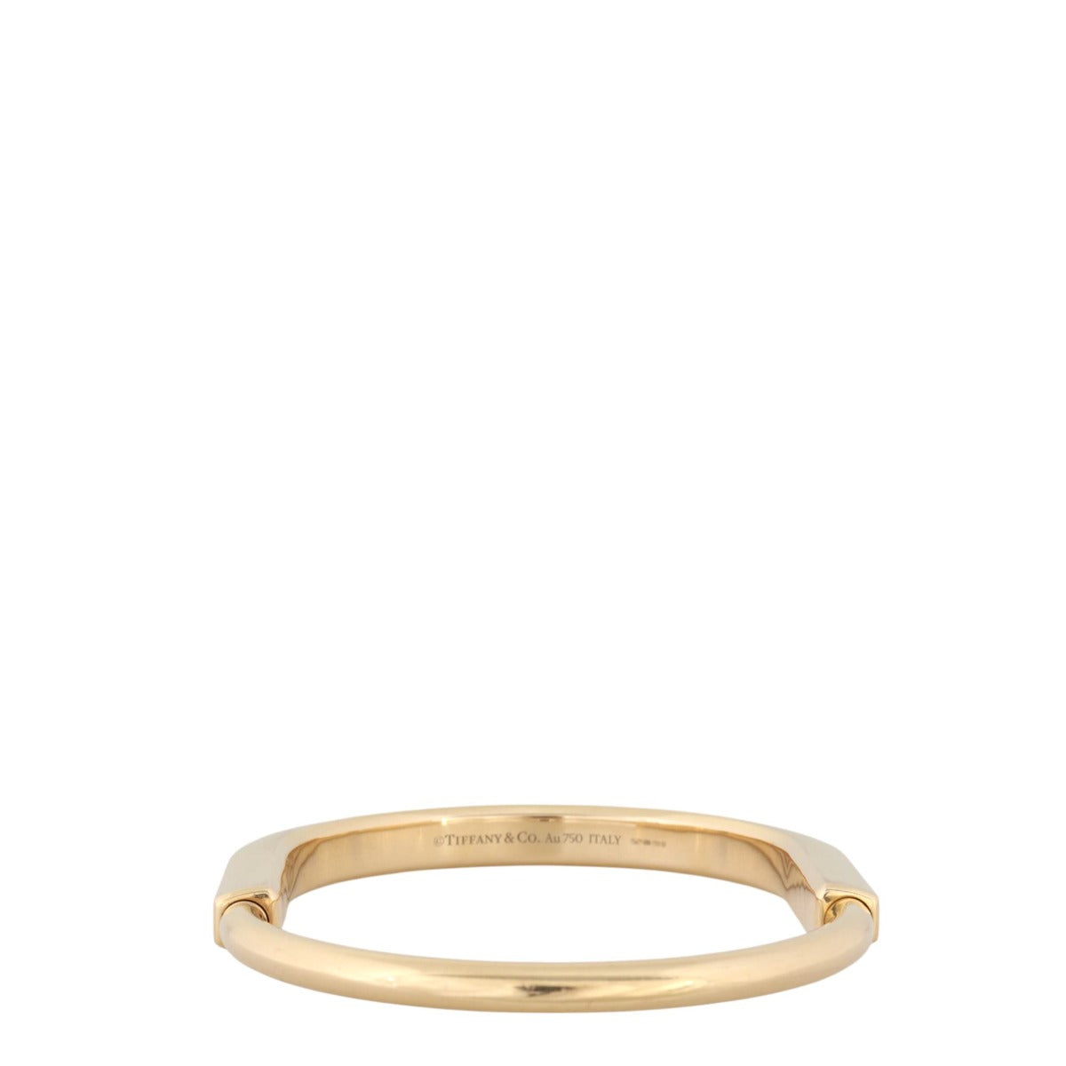 Tiffany & Co Lock 18k Rose Gold Bangle