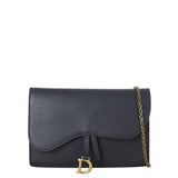 Dior Saddle Pouch Wallet on Chain