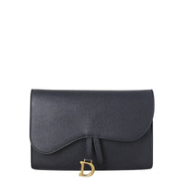 Dior Saddle Pouch Wallet on Chain