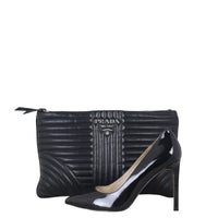 Prada Diagramme Clutch on Chain