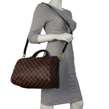 Louis Vuitton Speedy 30 Bandouliere Damier Ebene